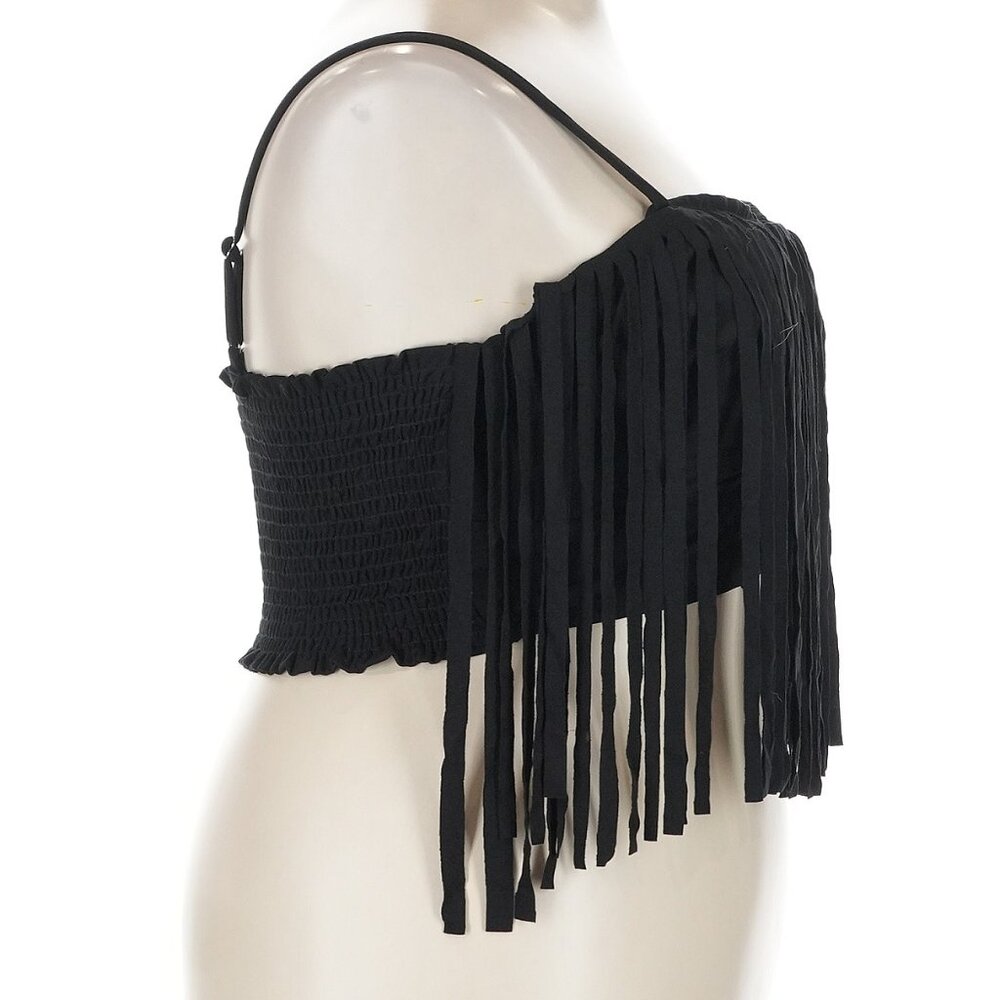 FOXBLOOD stretchy fringe crop top size 4X - Picture 5 of 8